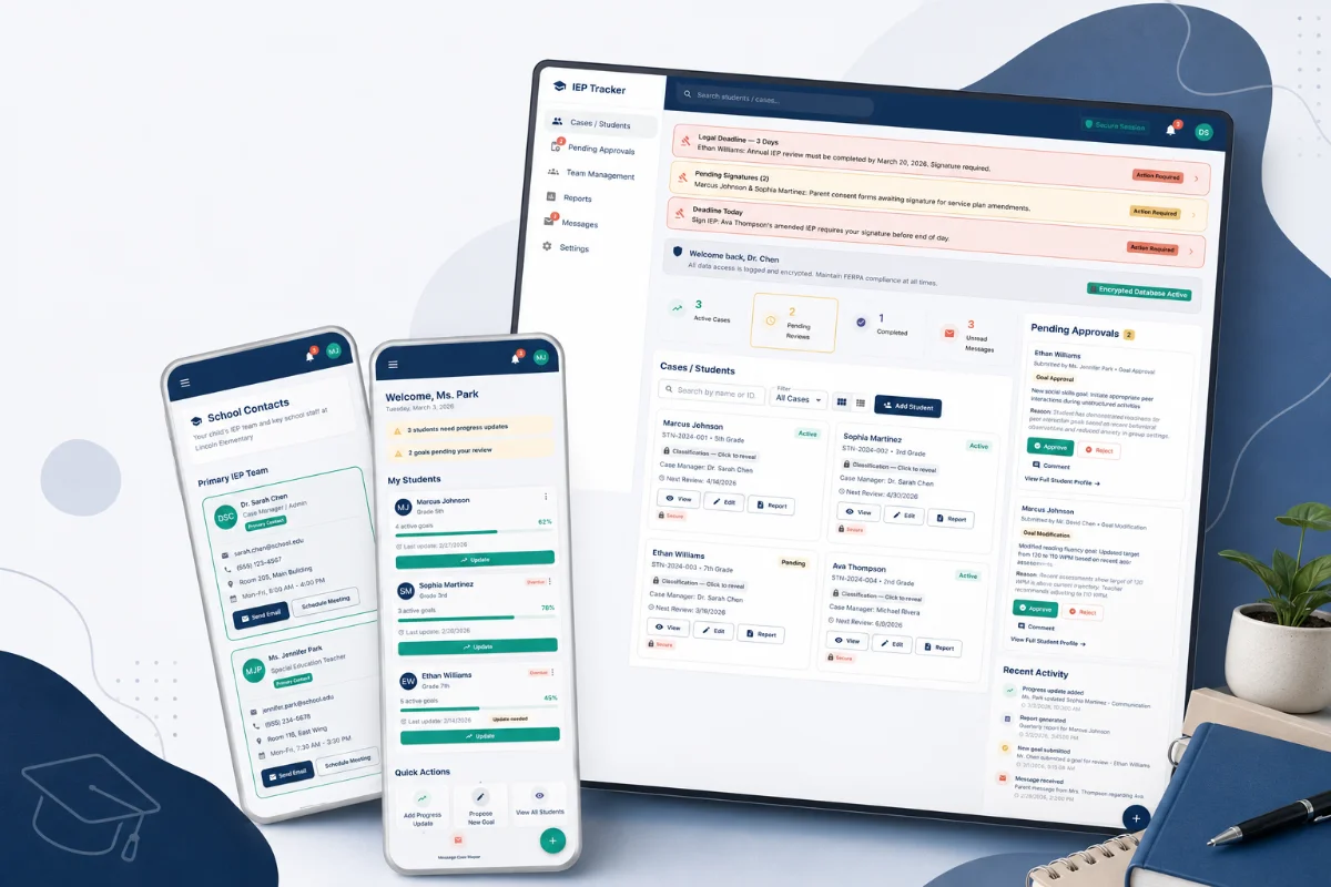 IEP Tracker preview